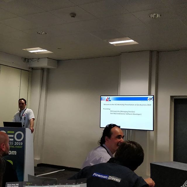 SpatialSurvey's tweet image. We&apos;re at the #geobusiness2019 at the #businessdesigncentre in London today. Mob handed were tackling as many of the workshops as possible. If you see Claire, Wes or Stefano feel free to have a chat. Looking forward to hearing to see what #n4cesoftware  have got to offer. #ap…