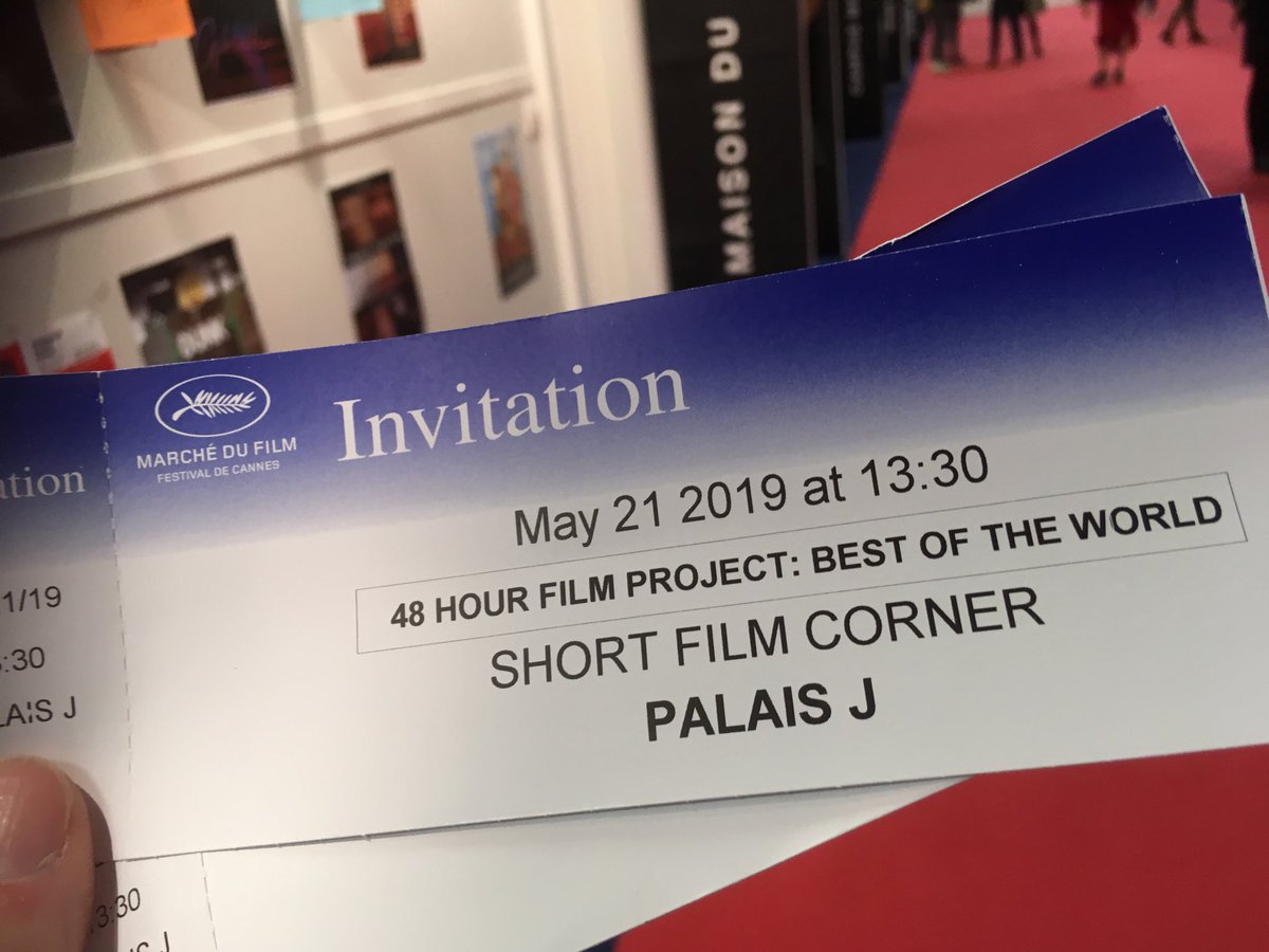 MarkRuppert48's tweet photo. Almost time for our special 48HFP screening at Cannes Short Film Corner https://t.co/anESs5vj9B