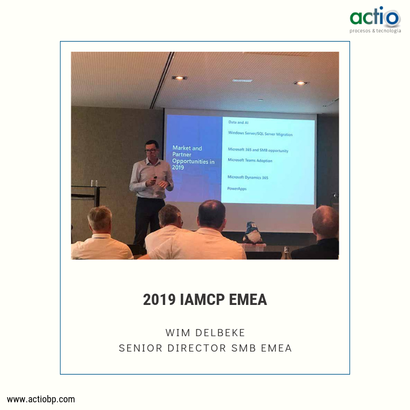 Actiobp's tweet image. 💼| #AI2019IAMCPMADRID

Un año más nos encontramos en el evento de @IAMCP_Spain #EMEA para #partners de #Microsoft donde se darán a conocer nuevas formas de #networking. 

📸Wim Delbeke