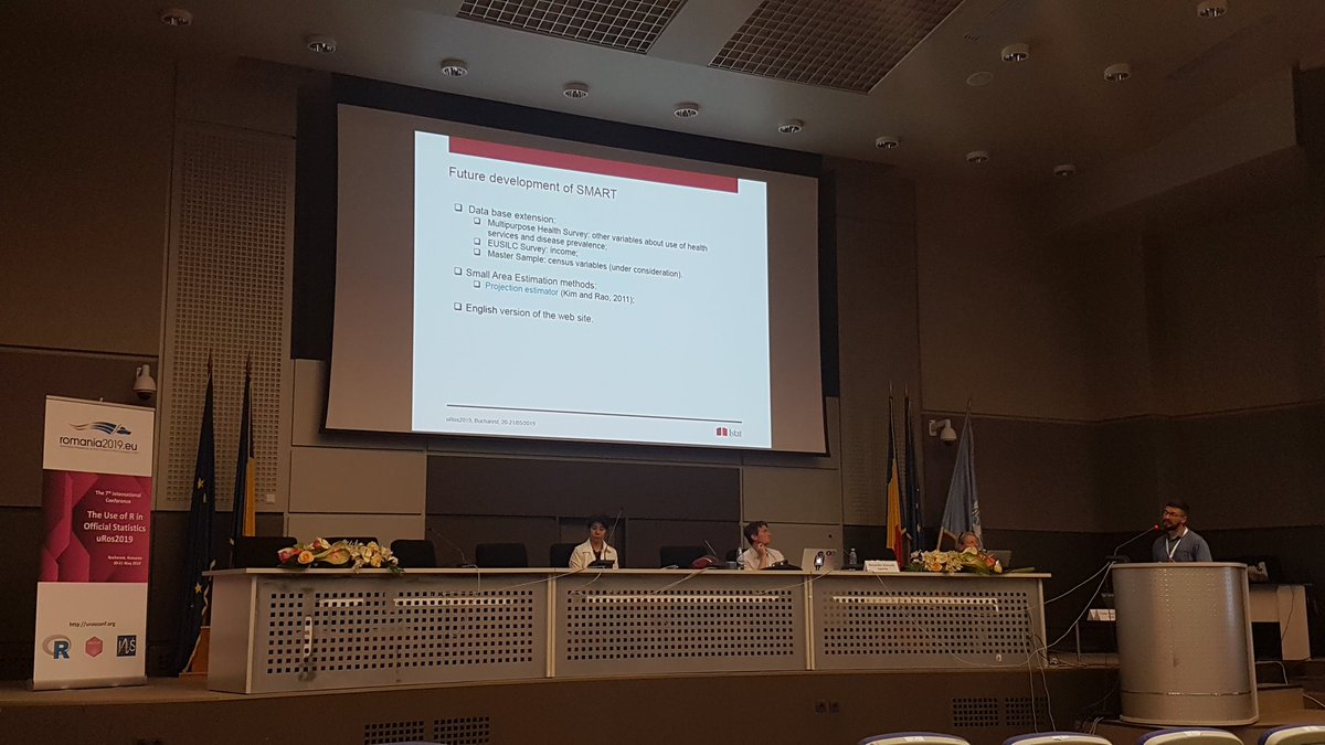 alexcipro's tweet photo. SMART: A web system for Small Area Estimation by Andrea Fasulo @istat_it @istat_en @uRosconf #rstats #smartstatistics #uRos2019 https://t.co/Y3ALq90Z0l
