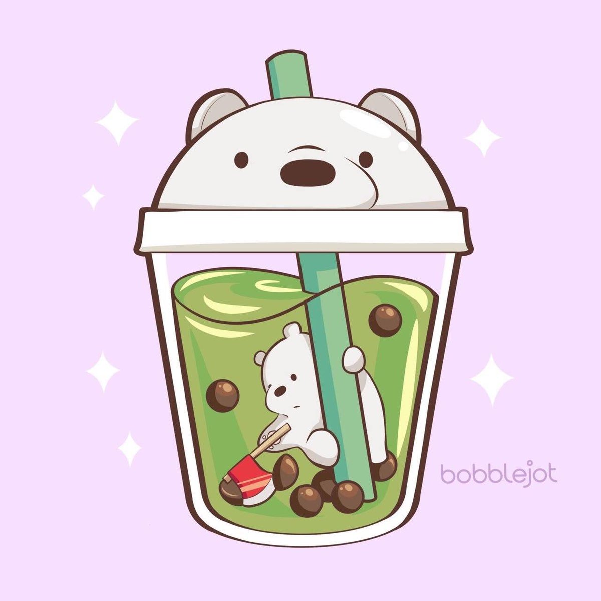 Ah knew it. ICE BEAR IS THE SUPERIOR BEAR  #matcha (or so i think it is haha)