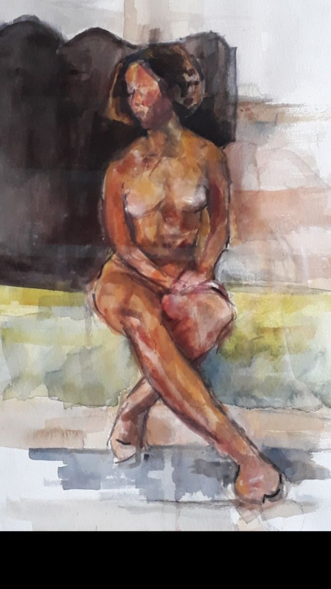 Number 25 on the Penge Art Trail map, ANTONELLA'S CAFE, celebrates collection of figurative paintings by JACQUELINE EVA. 111 High street #art #se20 #penge #painting #illustration #bromley #sydenham #beckenham #crystalpalace