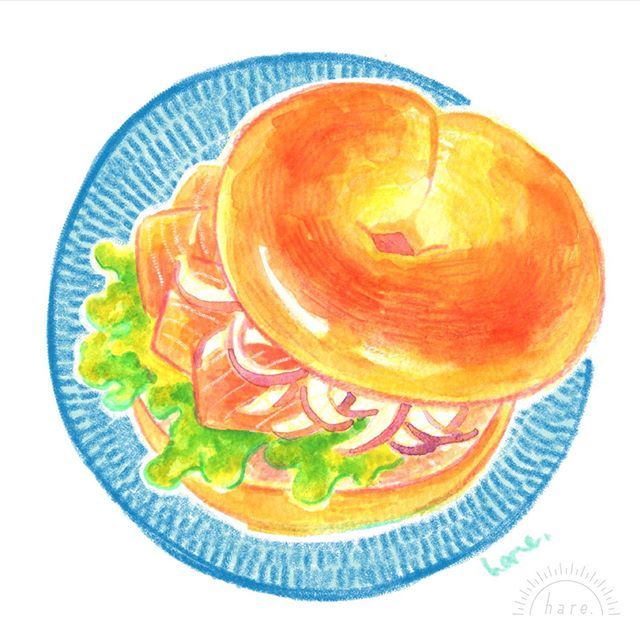 おくちはる イラスト デザインする人 Al Twitter ベーグルサンド イラスト イラストグラム ベーグル ベーグルサンド サーモン Illustration Foodillustration Bagel Bagelsandwich 色鉛筆 水彩 食べ物 イラスト T Co Hgbalnfn5o T Co