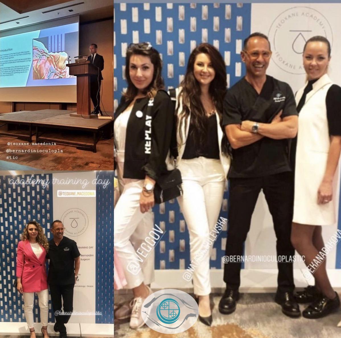 In giro per il mondo per i workshops più importanti. Qui siamo in Macedonia

🔹 oculoplasticabernardini.it/4218-chirurgia…
📞 010312331
🔹

FB: facebook.com/oculoplasticab…
IG: instagram.com/bernardiniocul…
TW: x.com/oculoplastica

#workshops #teoxane #treatment #beauty #hyaluronicacid #dermalfiller