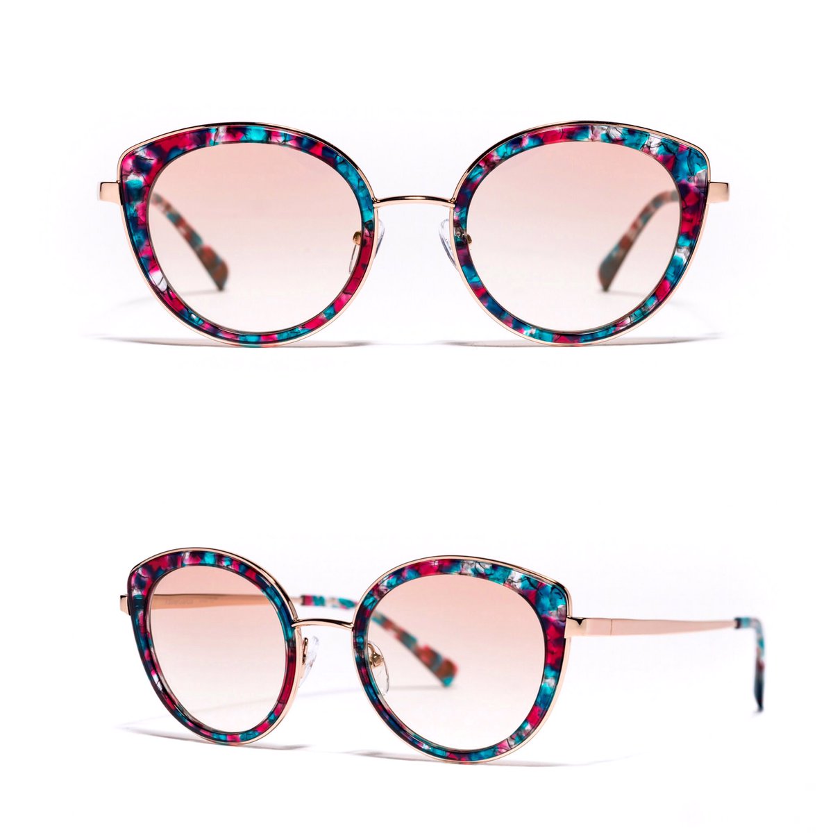xaviergarciaBCN's tweet photo. 👉Mod. Navajas C4: A rounded cat eye design that defines a chic touch. An elegant structure designed with a mix of acetate textures and the lightness of metal. 📍Available in 3 different colors and lenses:
https://t.co/AGzbeF54wX
#suncollection #eyewear #design #feminine #fashion https://t.co/wOJZ691trD