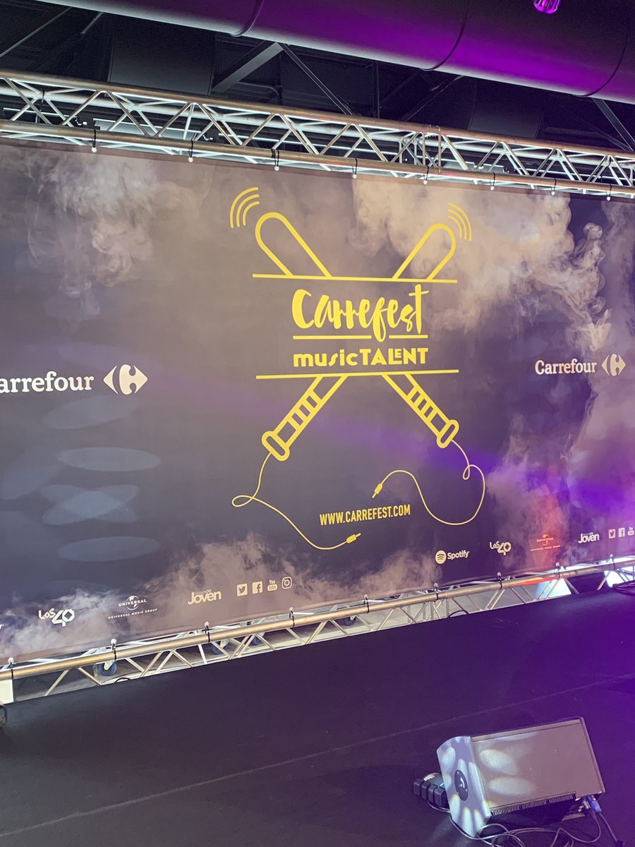 En la presentación de la nueva edición de Carrefest MUSIC Talent de <a href="/CarrefourES/">Carrefour España</a> en Carrefour de Alcobendas con <a href="/Los40/">LOS40</a> <a href="/SpotifySpain/">Spotify Spain</a> y <a href="/UniversalSpain/">UniversalMusicSpain</a>