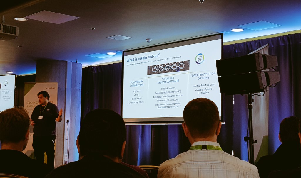 @vmwarecork #vtechsummit19 @VxRail @PaircUiChaoimh1 
Great day so far and final session before lunch, food for thought