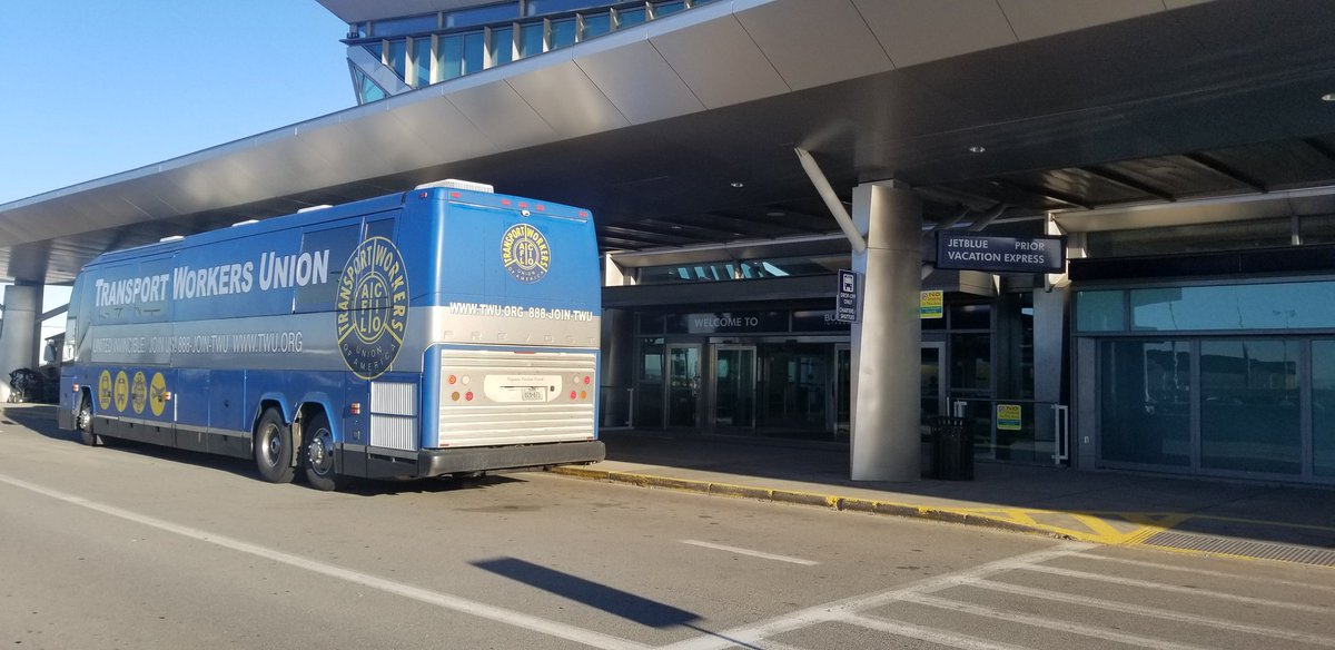 BussTwu's tweet photo. We are here @BUFAirport till 3pm today.
Come say hello, sign a card, ask questions, get some swag.
DM if you want to meet at a specific place and we'll come to you.
@transportworker @JetBlue #jetbluecrew #secureyourfuture #1u #joinourfamily #UnionProud https://t.co/T2xVxCajA7