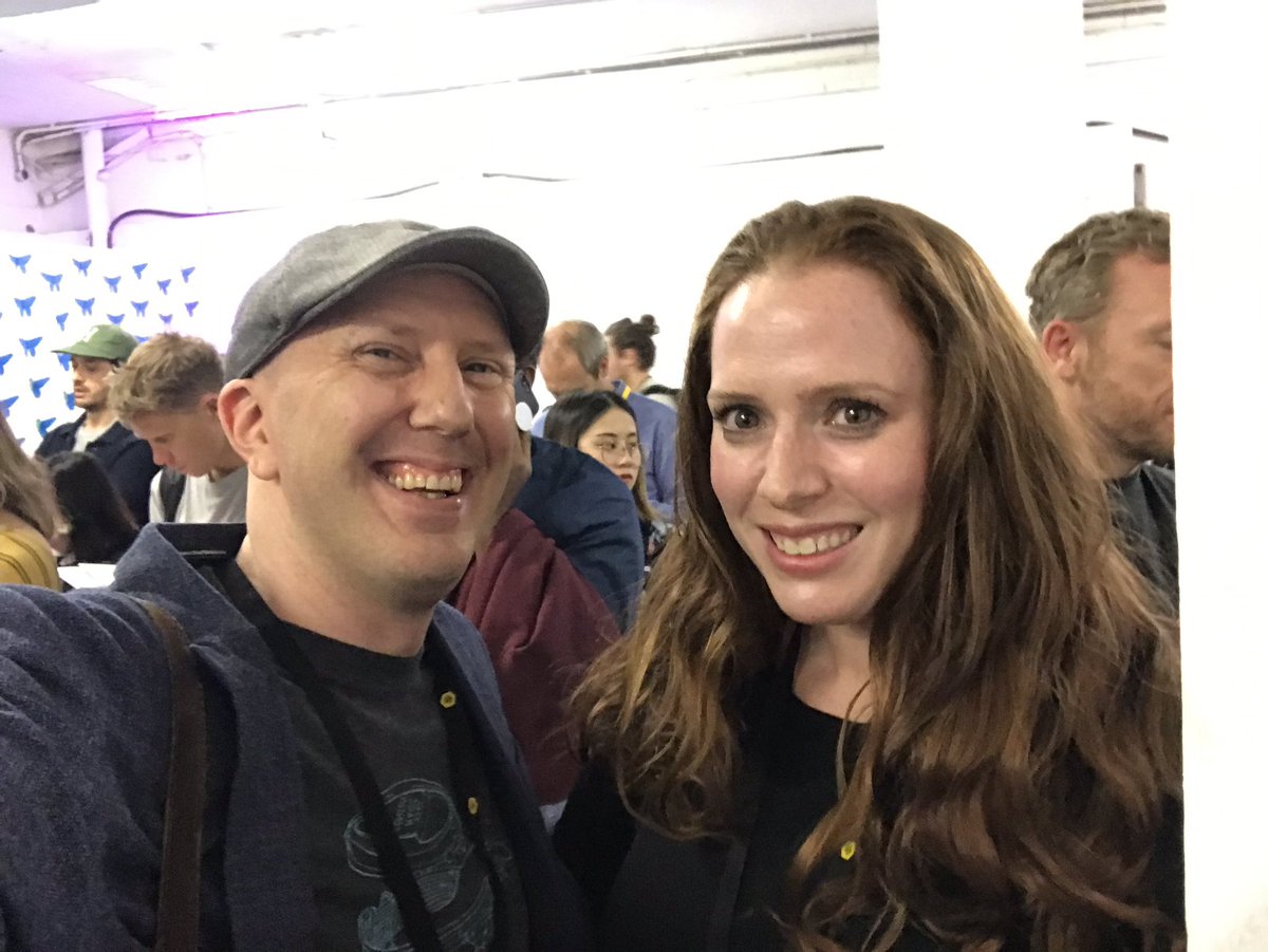 Got to London for #dandad19 and promptly found fellow American <a href="/carriecummings/">Carrie Cummings</a> so that we don’t actually have to network or make any new friends.