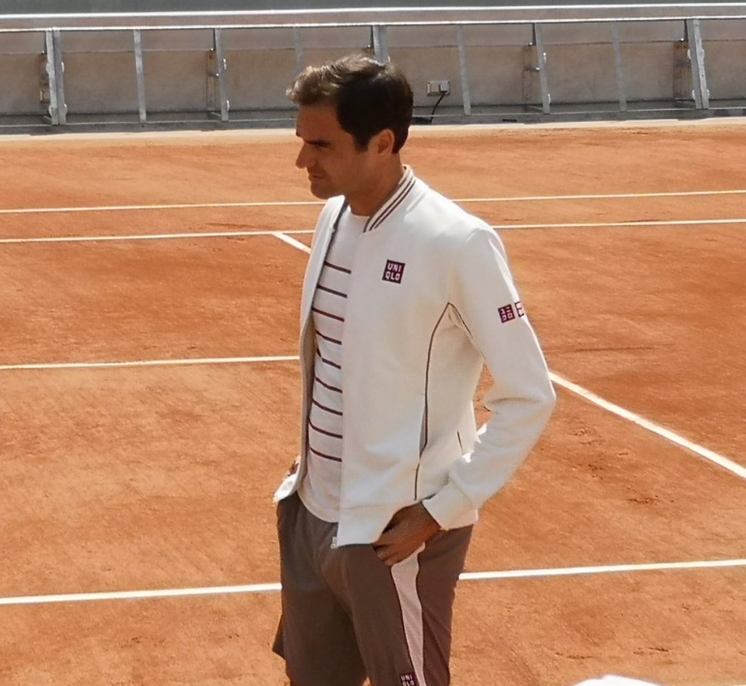 roger federer uniqlo jacket