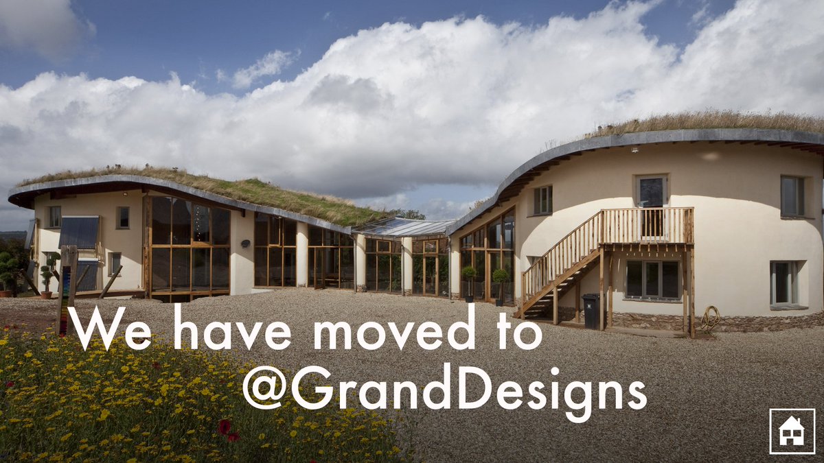 We've moved in with #GDMagazine and #GDLive and have a NEW home on Twitter. Are you following yet? 
👉@GrandDesigns 👈 #GrandDesigns🏠