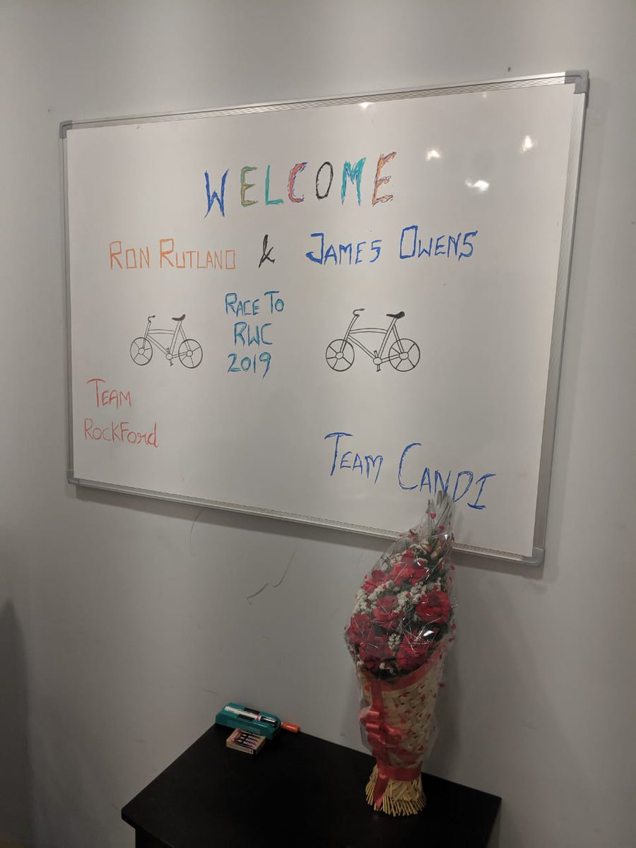 RonRutland's tweet photo. Cool people doing cool things!!
Thanks for all the support, and the warm Chandigarh welcome #CandiSolar - what an example of a business with a purpose; love your work!!
#RaceToRWC day off!! https://t.co/YDW91Ltdt7