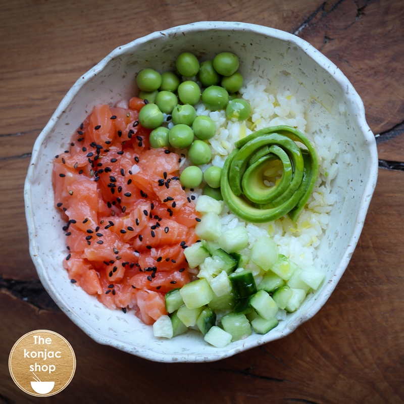TheKonjacShop's tweet photo. 🥒🍣🥑Hoy os traemos un Poke bowl de salmón y arroz konjac, un plato muy fresco para tomar frío o templado, perfecto para una comida energética a base de proteínas y grasas saludables. 🥒🍣🥑
https://t.co/Au8aqxADuw
#poke #pokebowl  #konjacpoke #shirataki #arrozkonjac #konjarice https://t.co/TPlACDytSx