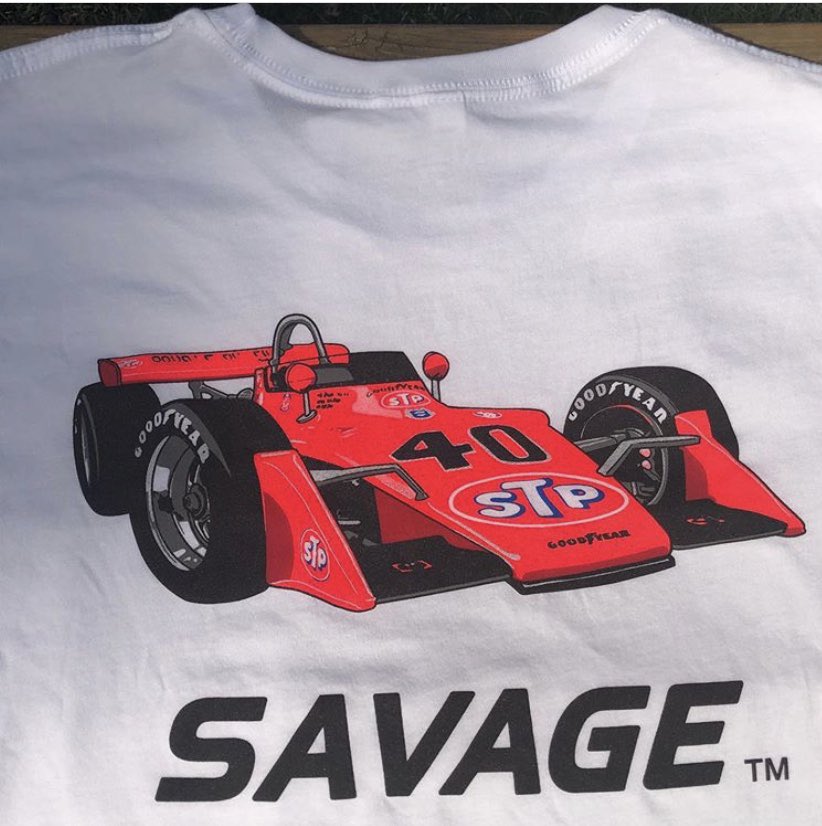 savage42inc's tweet photo. Get your STP DAY GLOW RED t shirt today @Savage42.com #swedesavage #savageangel #indy500 #indycar #RIPSTP https://t.co/gOFWTlggUH