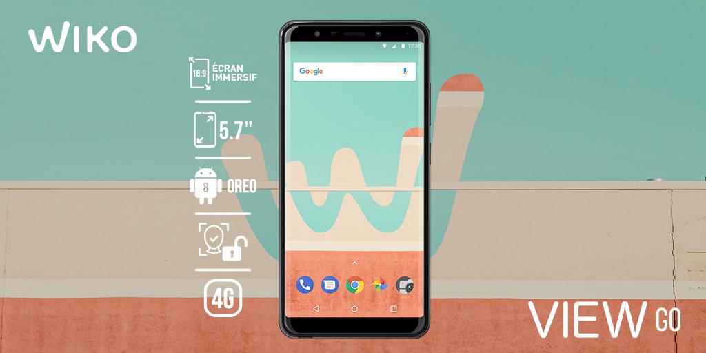 WikoAlgerie's tweet photo. Voici le dernier venu de la #ViewCollection, le View Go ! Un #smartphone à écran immersif 18:9 de 5,7 pouces à seulement 18 299 DA !

En savoir plus :
➡️ https://t.co/rAuurFaP47

#WikoDZ #GameChanger #WikoViewGo #4G https://t.co/hd5UwCISH0