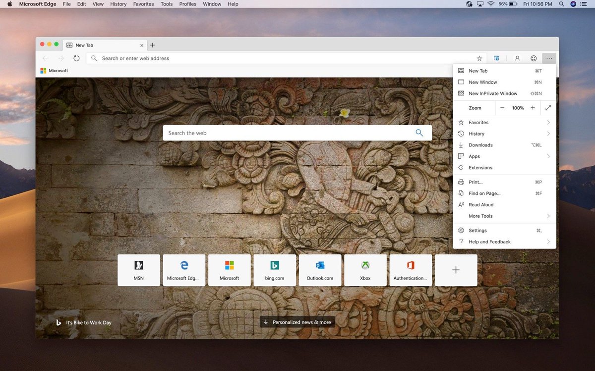 Introducing the first Microsoft Edge preview builds for macOS. buff.ly/2VCuI2X