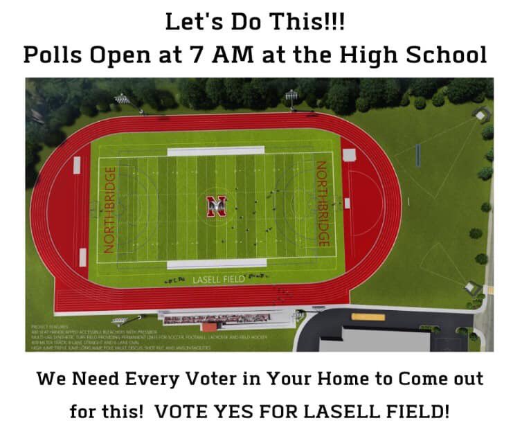 NbridgeBooster's tweet photo. VOTE FOR LASELL!!!! https://t.co/r8Ne6nma9l