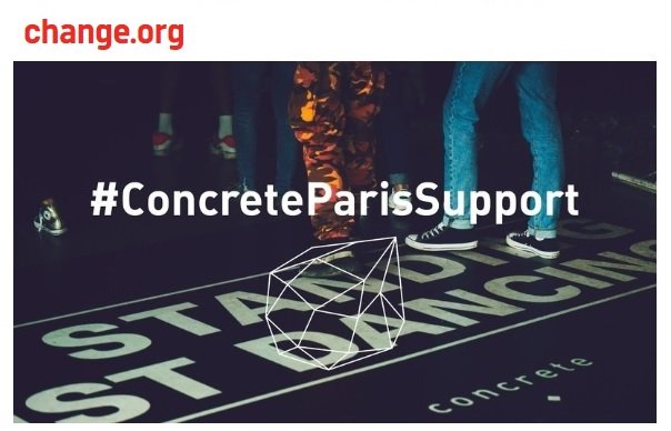 Brice_Coudert's tweet photo. #ConcreteParisSupport 
PLEASE READ &amp; SHARE! @ConcreteParis needs your SUPPORT! 
Artists, bookers, music lovers...Concrete is in a very bad position right now and we need you more than ever. 
Please read, sign and share this petition: https://t.co/qkZRo3SAdu https://t.co/2e4VIVCDVx
