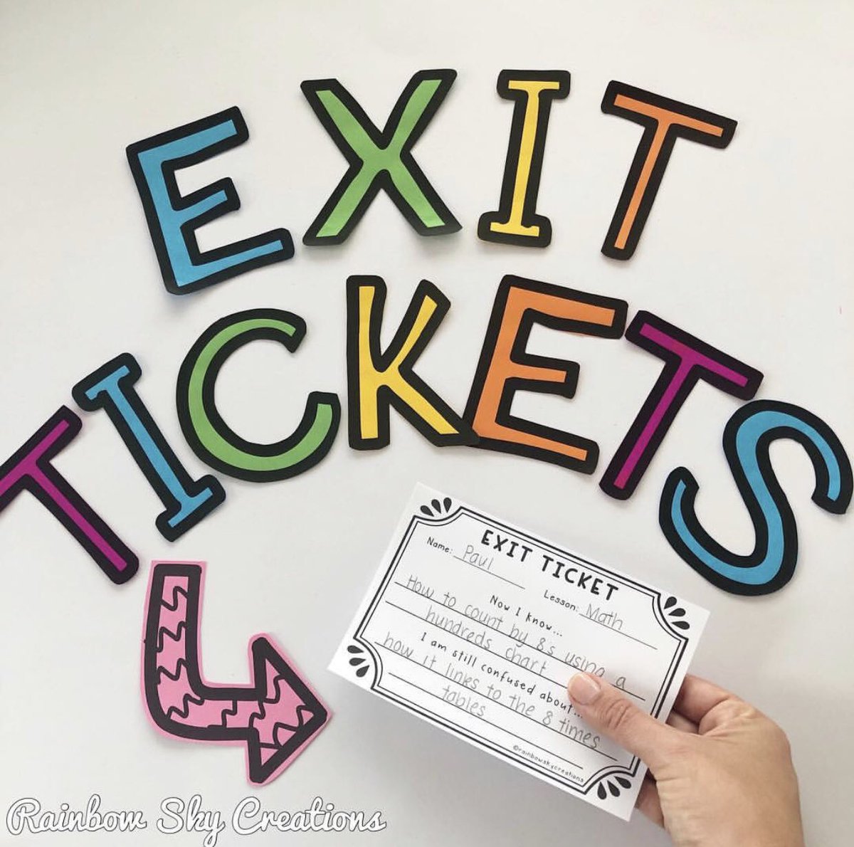 christina_spata's tweet photo. Really like the idea of using exit tickets in the classroom as it allows teachers to be aware of what students know and what they are struggling with understanding #ACUedu_p https://t.co/LNy8iy4OMe