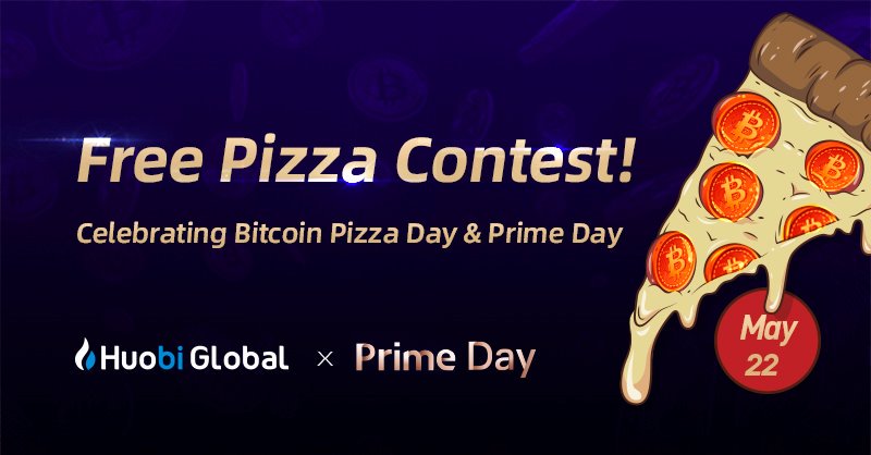HTX_Global's tweet photo. [Worldwide Pizza Contest] Craving a pizza? 
Be 1 of 8 to win pizza by:
1⃣Retweet w/: Join Huobi Prime’s celebration of Bitcoin Pizza Day + Huobi Prime’s $RSR launch on 22 May featuring 50% off $BTC. 
2⃣Tag @HuobiGlobal &amp; @reserveprotocol 
Rules:https://t.co/lQ1NAF9iW5
#Bitcoin https://t.co/hDSPxziYxC