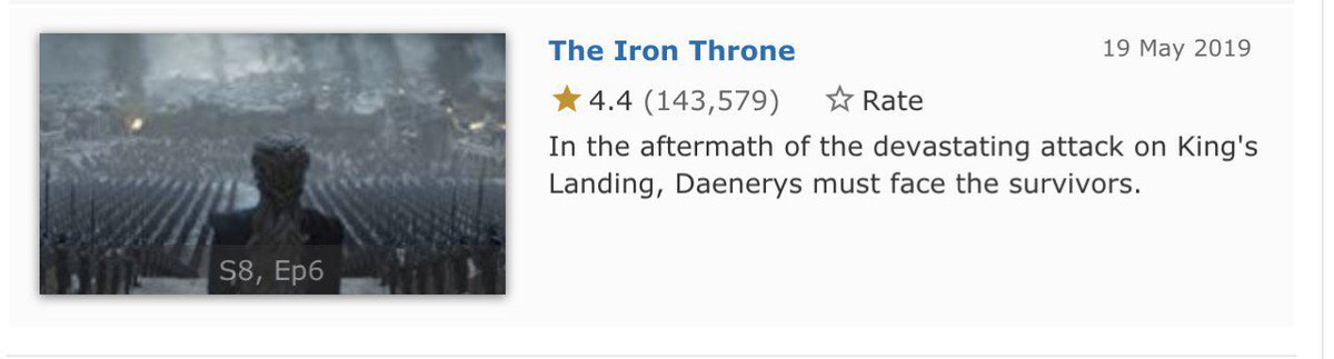 GoodshowsApp's tweet photo. Worst season finale ever? #GameOfThones https://t.co/NVuD9ZMaYI