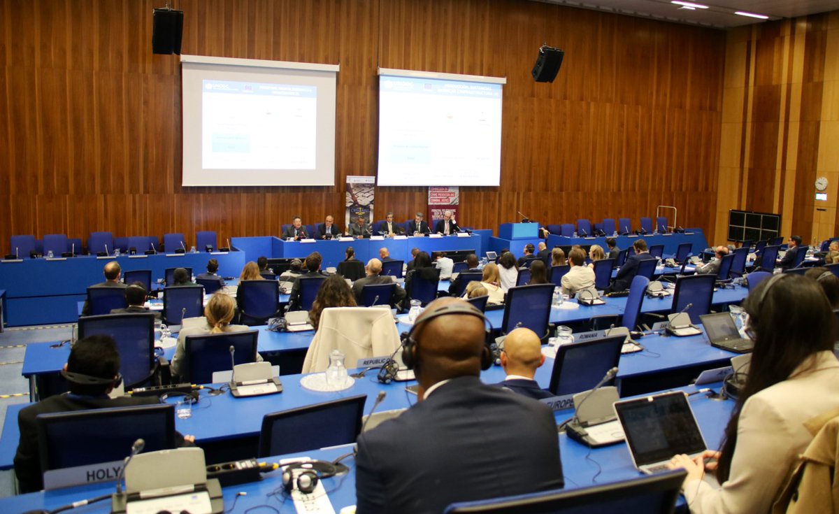 CRIMJUST_UNODC's tweet image. 👏🏼 Thank you to all that joined us at #CCPCJ28 CRIMJUST Side event jointly organized by the Project #SIMCI @UNODCColombia and the Anti-Narcotics Police of Colombia @PoliciaAntinar