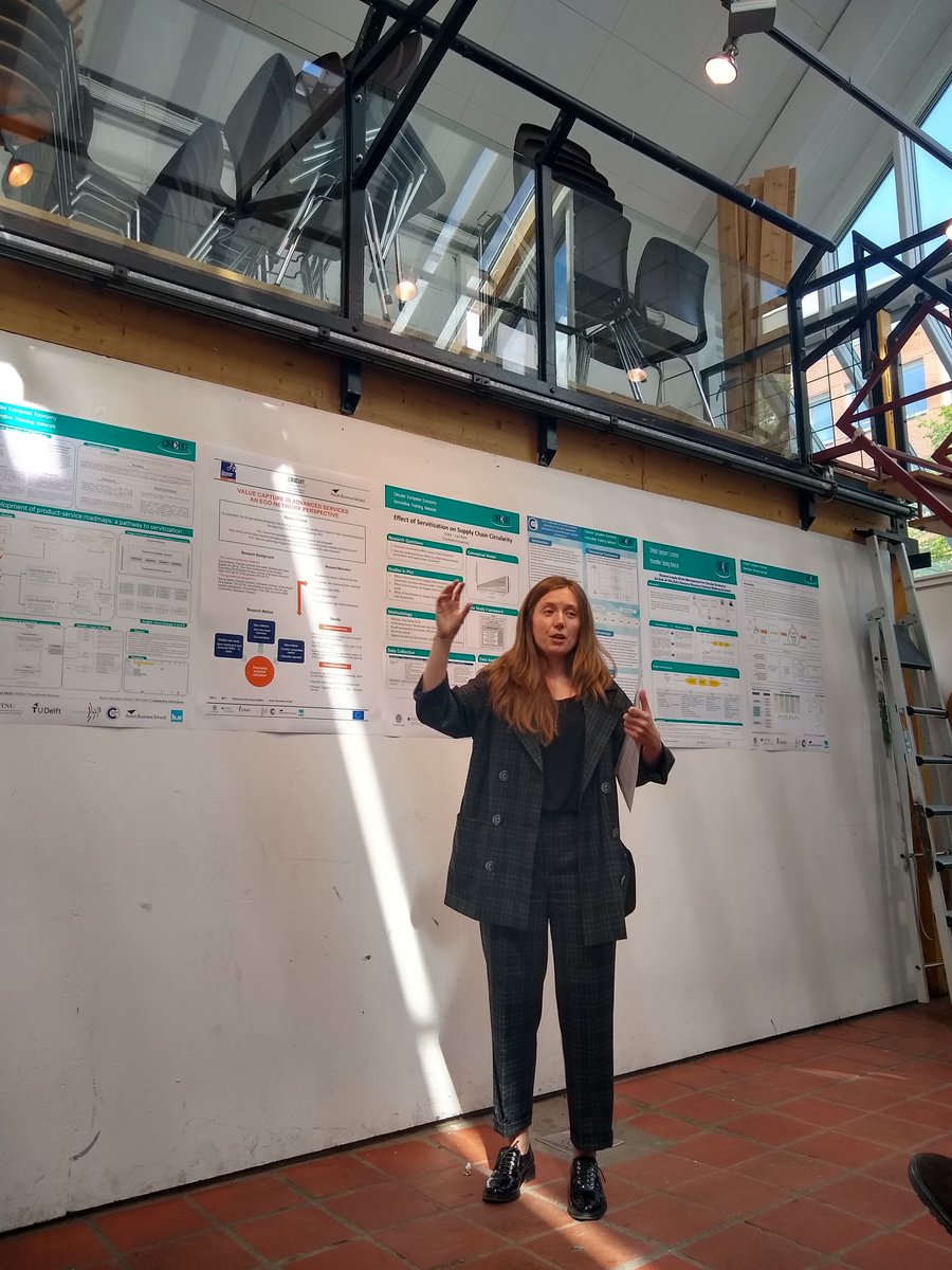 Our ESRs Patricia Carolina García-Marín and Jekaterina Dmitrijeva  are working on the business dimension of the #circulareconomy and are presenting their research at our Spring School <a href="/NTNU/">NTNU</a> in Trondheim