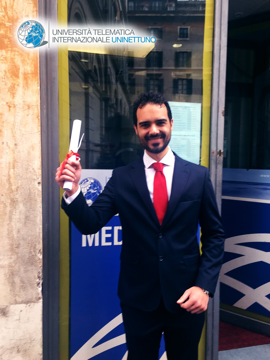 uninettuno's tweet photo. "Internet of Energy", "Figura e ruolo dell'Energy Manager", "Internet e Diritto all'oblio":  questi e tanti altri i titoli innovativi delle tesi di Laurea magistrale della Facoltà di Ingegneria di #UNINETTUNO, discusse oggi a Piazza Grazioli. 

Congratulazioni ai neo Dottori! https://t.co/h7zMaxXPFV