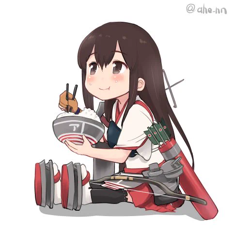 赤城改二 #お座りシリーズ 