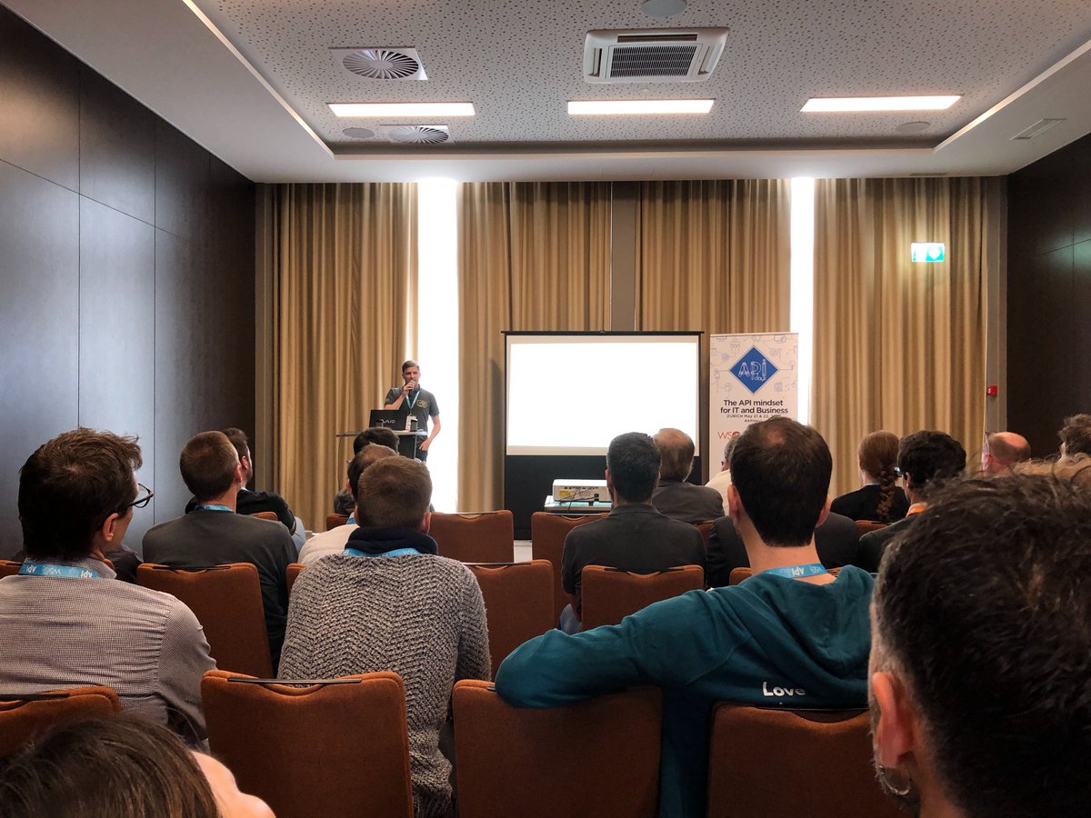 APIIDA_AG's tweet photo. Our colleague Niklas Breuer today presented on an innovative API platform approach for the building automation industry, the #BAScloud, which we're developing with our partner #ProFM. Talk to Niklas about how APIs are disrupting this market. #APIdays https://t.co/C5YrtngohI https://t.co/NZt3Rfo41m