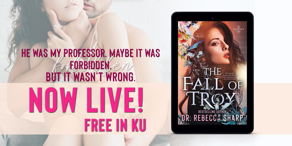 CandiKanePR's tweet photo. THE FALL OF TROY, the first book in The Odyssey Duet by @drrebeccasharp is LIVE!! 
Pick up this enemies to lovers romance today! 

AVAILABLE NOW!!

FREE in Kindle Unlimited!

Amazon: https://t.co/Zv7RJvUj6k

Amazon UNIVERSAL: https://t.co/Xf2Hb5qp7n https://t.co/d6MvtqeKQ0