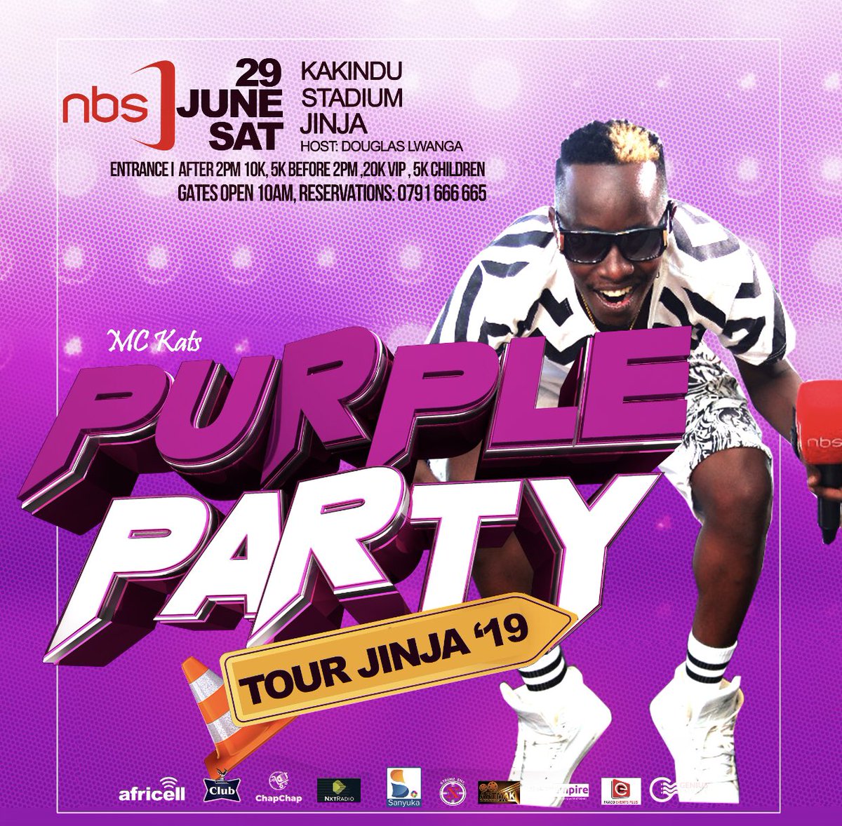 melvyndeejay's tweet photo. Jinja some good newsπ, If you know you knowπ₯π₯
Let's turn up with the #TurnUpKingsπ
@dvjmercypro
@mckatsug
@djSlickStuart & @DjRoja
@isaacmcblessedL
Jinja get ready to dance off your stress
#PurplePartyTour
Veune: Kakindu Stadium
29th.June.19
Hosted By: @DouglasLwangaUg https://t.co/x024VvKxcq