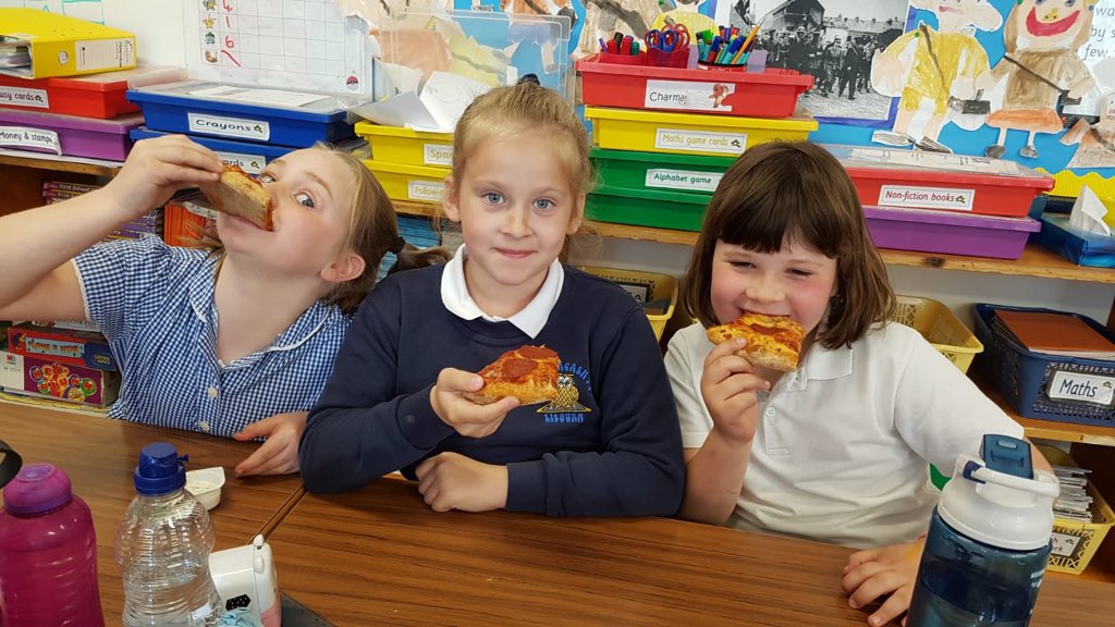 BPSLisburn's tweet photo. P4SF👧🏼🧒🏻have been ‘caught reading’ 📖📚so many times, that the whole class earned a @dominos 🍕 treat today #keep_reading #enjoyingbooks https://t.co/pAv8u1DJS6