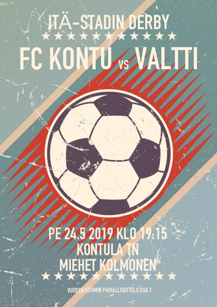 Sanovat että vuoden kuumin paikallisottelu pelataan ensi perjantaina Kontulassa 🔥