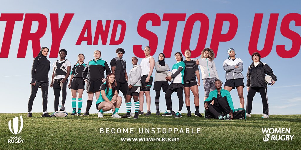 BREAKING | <a href="/WorldRugby/">World Rugby</a> launches a new global identity and brand campaign for women's rugby featuring our own Kiki Morgan. 

MORE » usarug.by/2Qb7n7m

#TryAndStopUs | #WomenInRugby