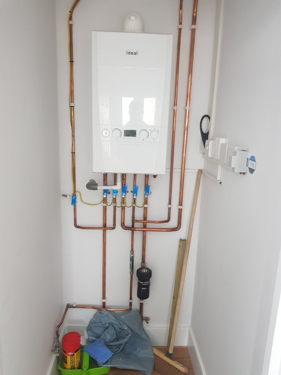 New boiler install @IdealBoilers cracking boiler for a great price. #heating #gassafe #magnaclean