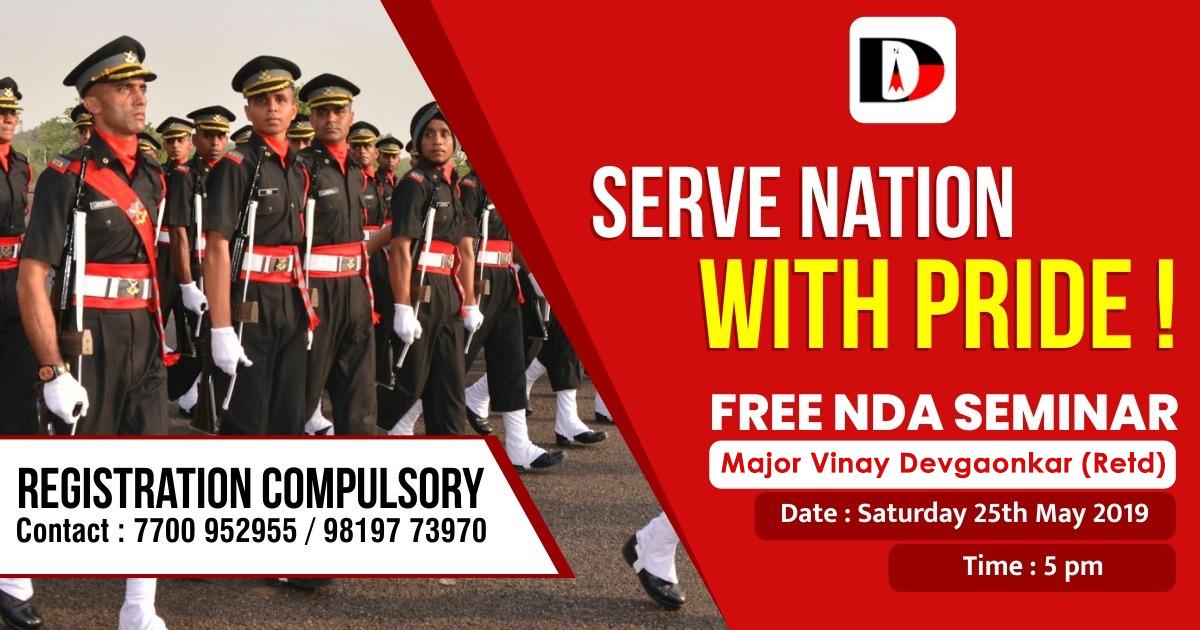 Looking to Join #NDA ? Here we come with FREE SEMINAR for NDA Aspirants !
Ask Questions to Retd Major Vinay Devgaonkar

👉REGISTRATION COMPULSORY 👈
Contact : 770095 2955 / 98197 73970

#DhruvIASAcademy #NationalDefenseAcademy #IndianArmy #Naval #FreeSeminar #Dombivli #Mumbai