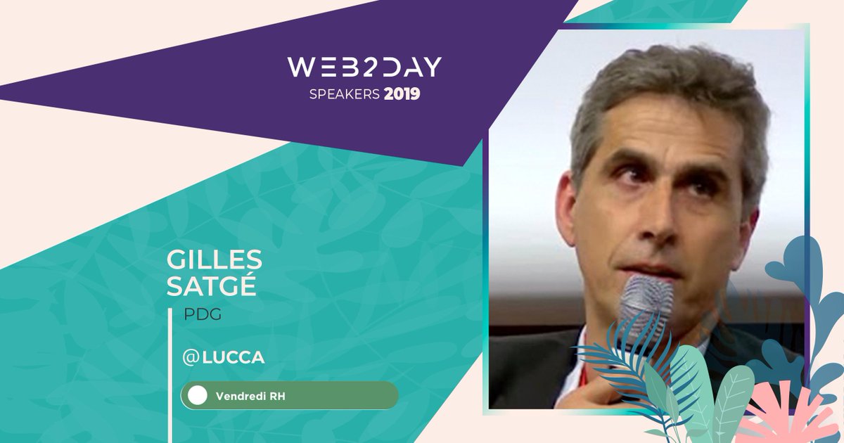 web2day's tweet photo. 🎙️ @Gsatge, le PDG de @LuccaSoftware sera également présent au #Web2day le vendredi 7/06 sur scène, pour aborder le sujet de la #digitalisation #RH. Si vous souhaitez assister à sa conférence, inscrivez-vous vite 👉 https://t.co/ixPKjj6NOT https://t.co/oh1eiFwttB