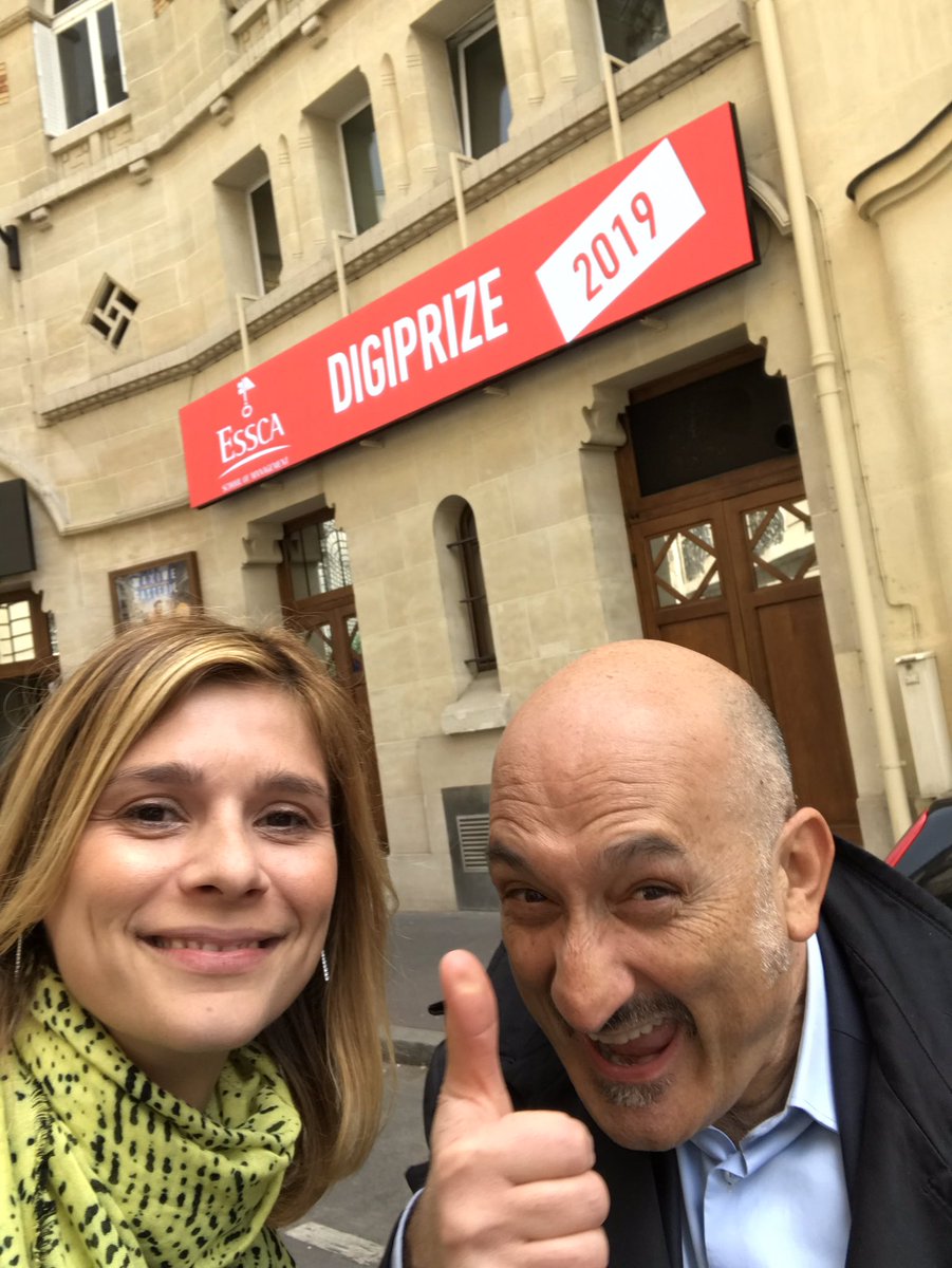 ralucaloury's tweet photo. Let’s go! Ce soir au théâtre de la Tour Eiffel cérémonie de remise des prix @digiprizeESSCA @ESSCA_Ecole on vous attend nombreux ! @pnathanSK @ESSCA_IMD https://t.co/c9TkLyTzIN