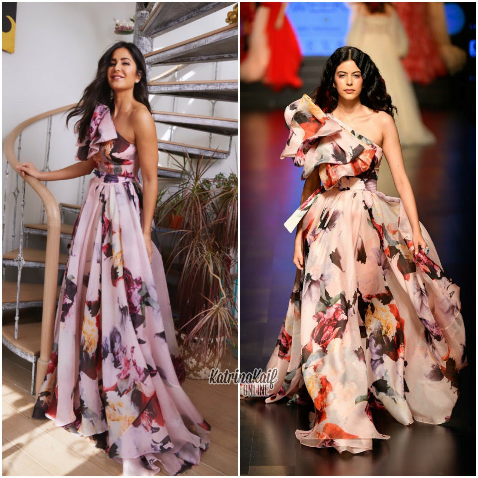 Katrina Kaif's drape front crepe gown comes with a hefty price tag