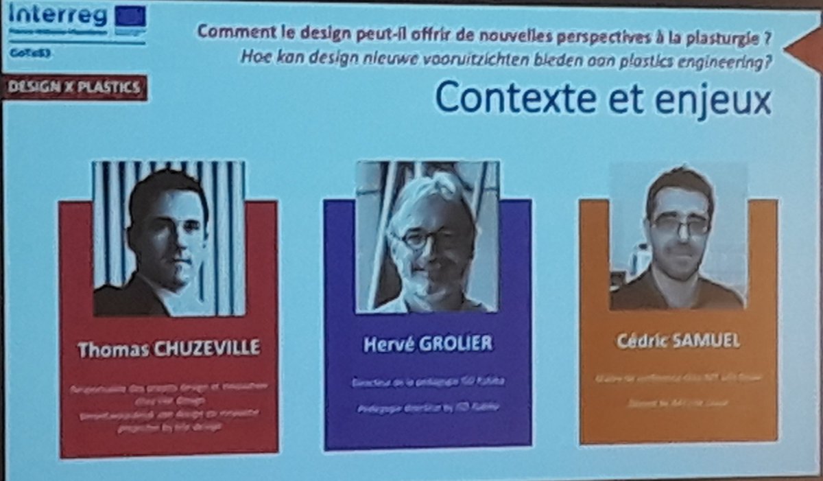innoveille's tweet photo. #Design x Plastics @IMTLilleDouai
> Top départ pour cette rencontre transfrontalière inédite pour débattre des enjeux de la #plasturgie au prisme du #design
@InterregFWVL @interreg_gotoS3 @Tripod_eu #Bioharv @plastium
@lille_design @RubikaEducation https://t.co/ED4FbhjeFU