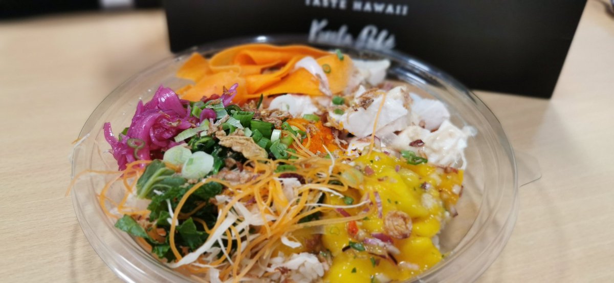 DanOffTheRadio's tweet photo. Thanks for lunch, @KuulaPoke! Delicious fresh hawaiian food @GWABirmingham... Yum! https://t.co/EO4Ondy427