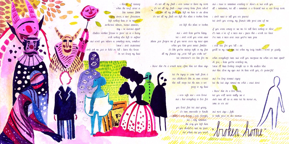 'Most days I fight to make good on this promise: I'll keep doing things I like and I'll work on getting stronger.' #FAMILY 🎨 by Bob Op 't Land