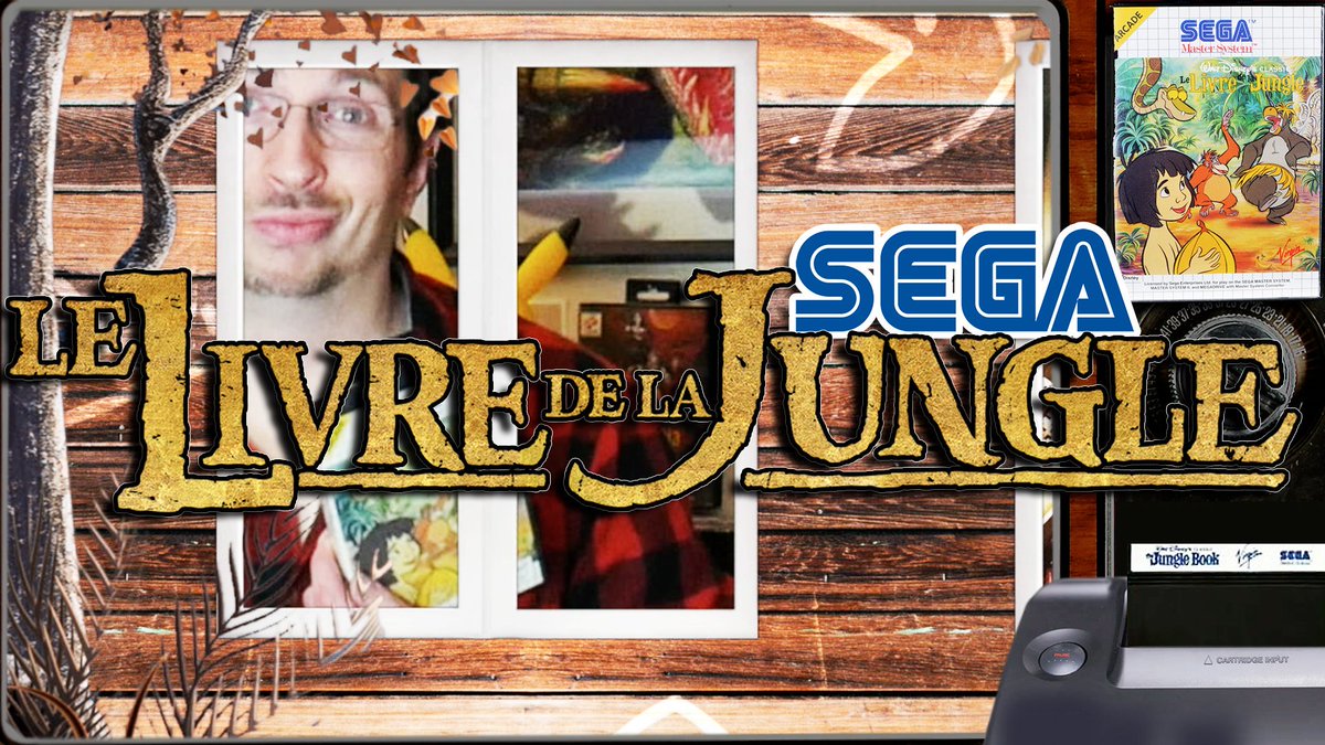 Prochain rendez vous le Dimanche 26 mai 10h sur la chaine Merciclubdo 
Notre précédente vidéo qui me vaut une cabane perdue en forêt faute de bip bip :
youtube.com/watch?v=68zV4p…
#lelivredelajungle #Disney  #SEGA  #MasterSystem #retrogames