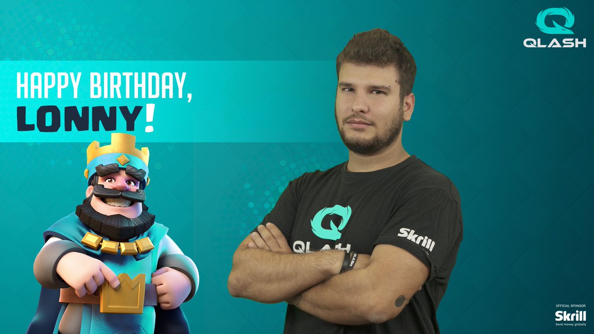 QLASH_App's tweet photo. Happy birthday to our caster @Lonny_cr 🎉
#WeAreQLASH 🎈🎈🎈 https://t.co/zaN8ystMkz