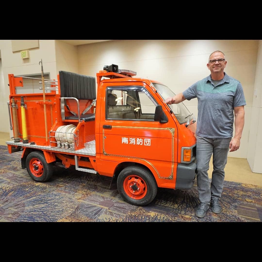 I might be able to #readsmoke Maybe I can #tacticaldecisionmaking  I can definitely teach a class or two because #learneveryday #learningculture  but I don't think it's likely I can respond in this rig unless they put me in the hose bed. Thank you #wsffa for hosting me!!