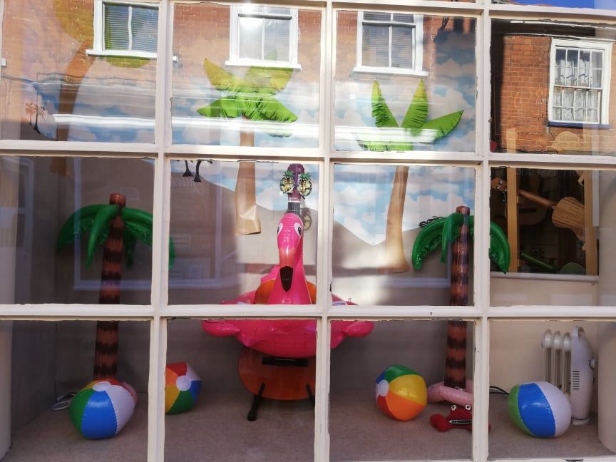 Our new window display recognising that Red Lion Music will be closed from Friday 24th May and will re-open Monday 10th June.  The staff are going on a much needed holiday!! See you all soon.