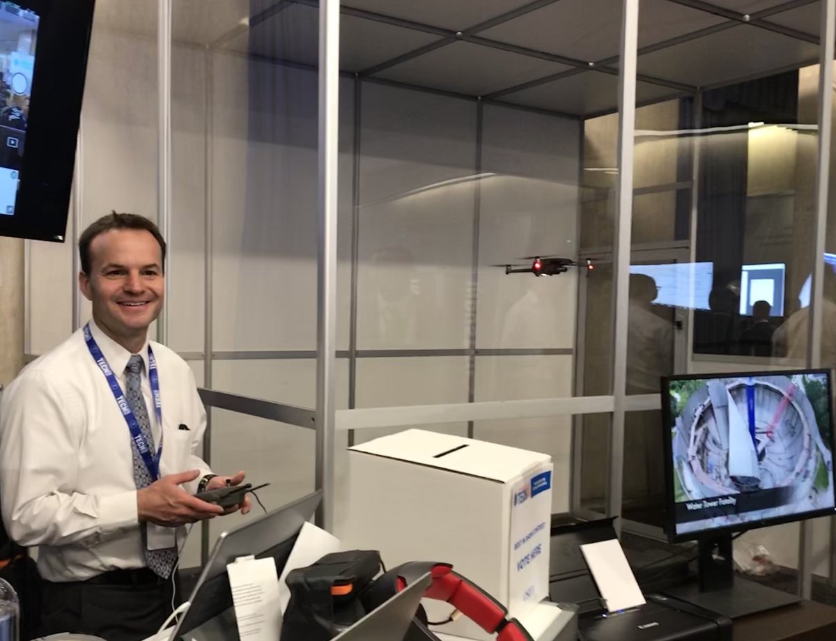 FAANews's tweet photo. At #DOLTechDay2019, the #FAA learned how @USDOL is using drones and Part 107 certified pilots to scan, measure, investigate, inspect, and provide virtual training in facilities, workplace accidents, and mines while saving time, money, and risk to life. #DronesWork4Us https://t.co/ZAWV1WgQSD