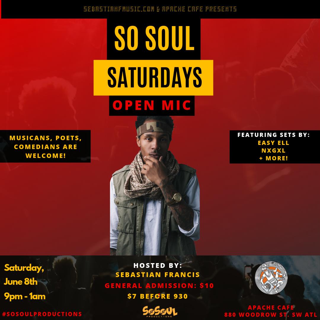 Sebastianfmusic's tweet image. eventbrite.com/e/so-soul-satu…

#AtlantaMusic #ExposureOpenMic #ApacheCafe #OpenMicATL