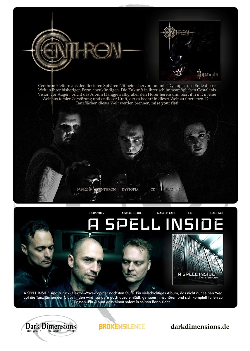 DarkDimensions's tweet photo. DARK DIMENSIONS NEWS! #Centhron #ASPELLINSIDE https://t.co/pvfQ62iooz